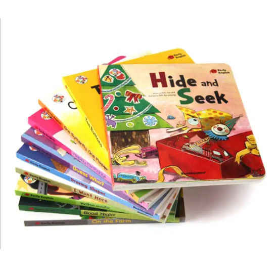 Hand-printed dry erase book, educational activity, children's stories, educational books