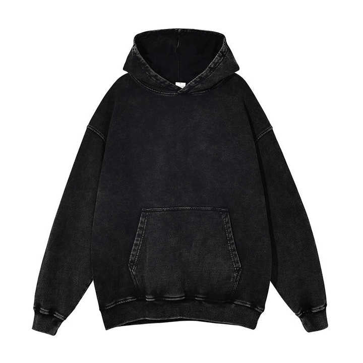 Logo Vintage Washed Men's Hoodie.. Custom Logo Men's Hoodie 