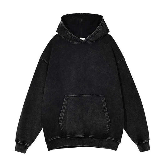 Logo Vintage Washed Men's Hoodie.. Custom Logo Men's Hoodie 