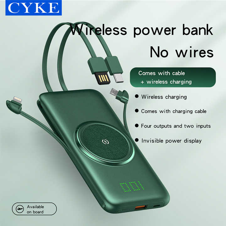 Portable wireless power bank 