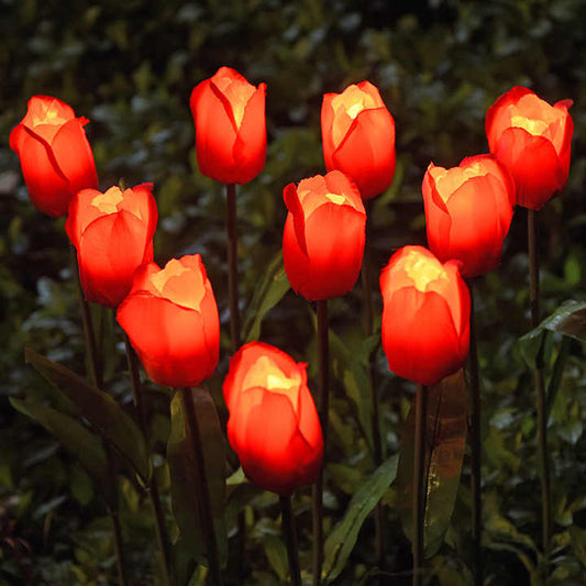 outdoor flower lights 