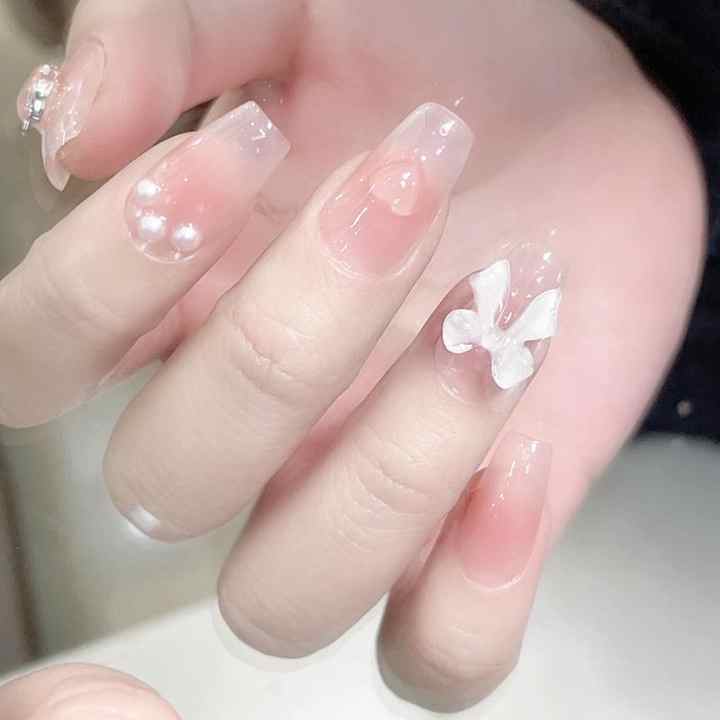 Hot Selling Pink White Bowknot 