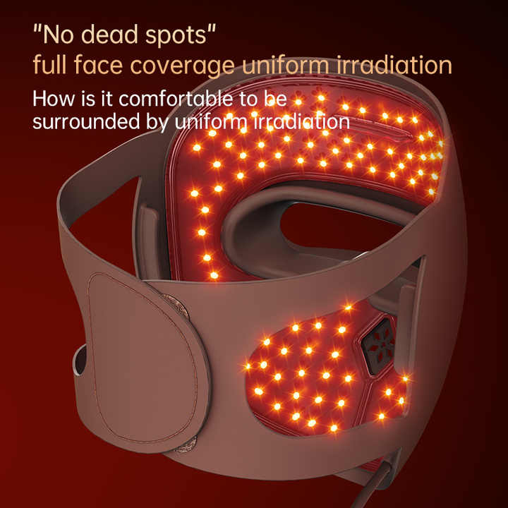 ask Skin Rejuvenation Tighten Red Light - New Facial Tightening Mask for Face and Neck 
