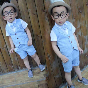 New Summer Boys Clothing Sets Children Formal Wear. 