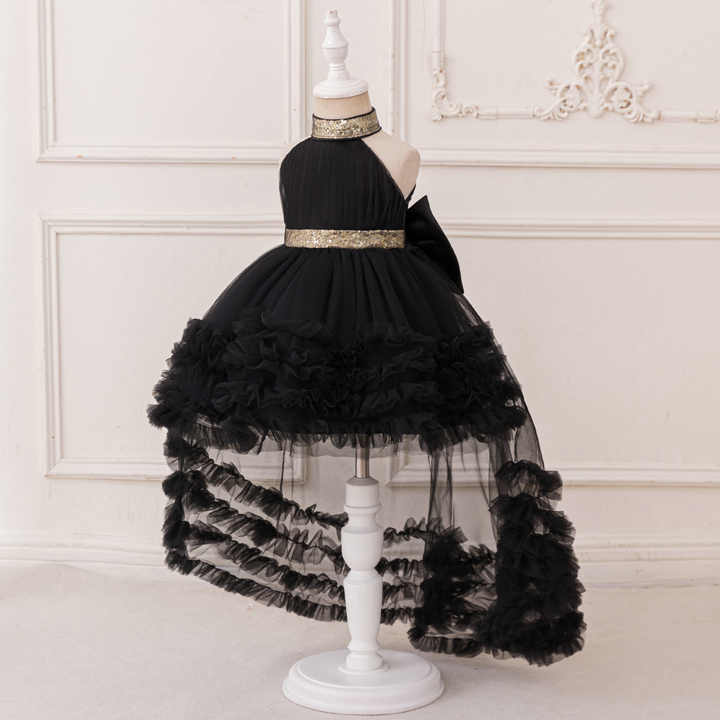 Girl Fluffy Dress Flower Baby