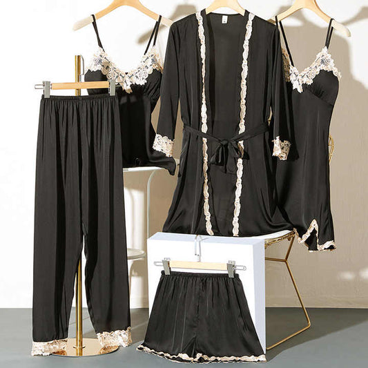 Women's satin pajama set