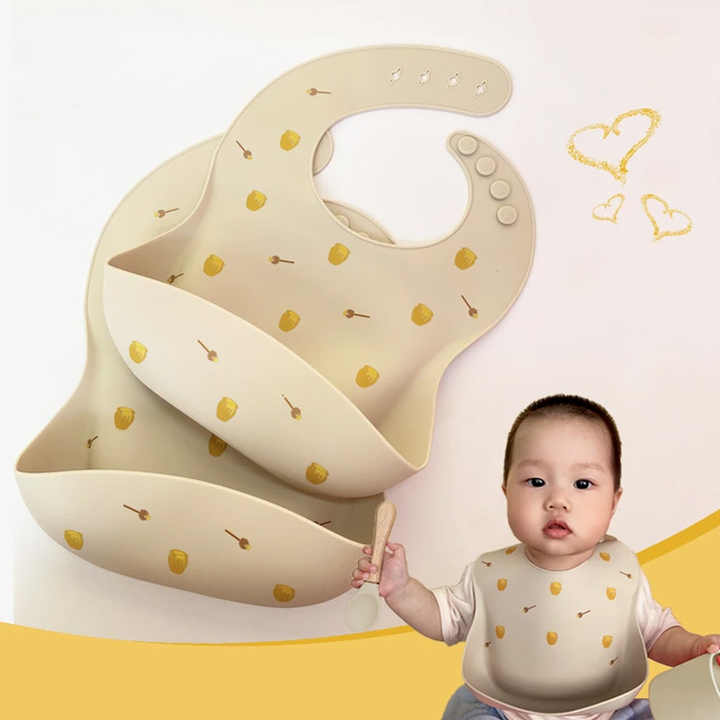 Food Grade BPA Free Newborn Baby Bib 