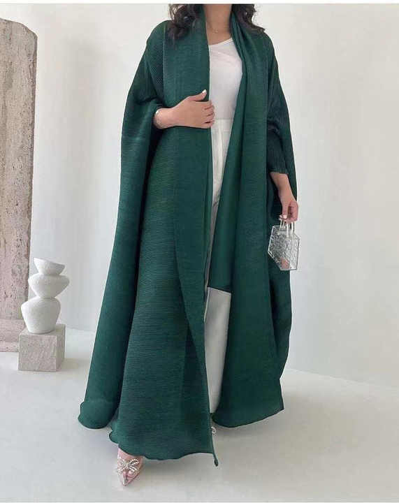 عباية مفتوحة بأزرار ,Open abaya with buttons