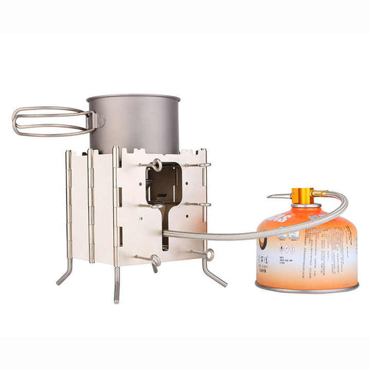Multi-Fuel Portable Outdoor Charcoal, Alcohol &amp; 