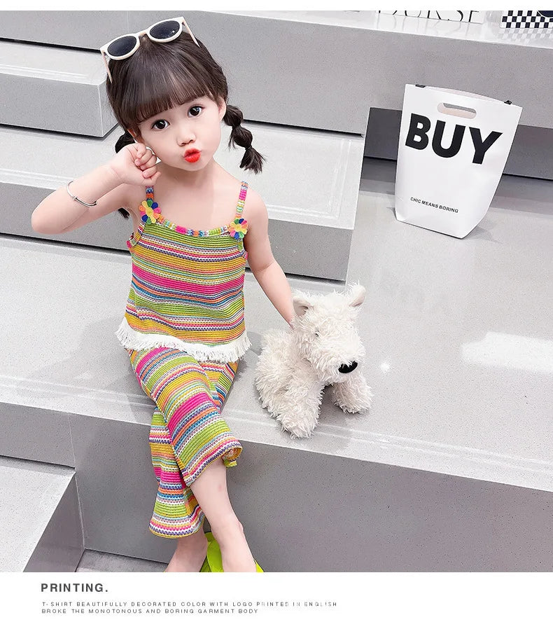 بدلات صيفية للبنات-Summer suits for girls