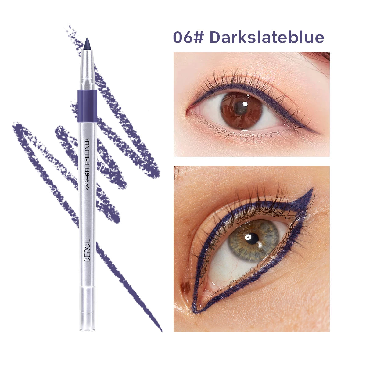 Colorful eyeliner 