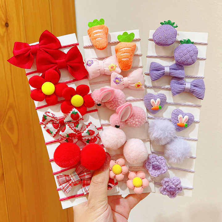 Children's accessories, hair accessories, set of hair ties 