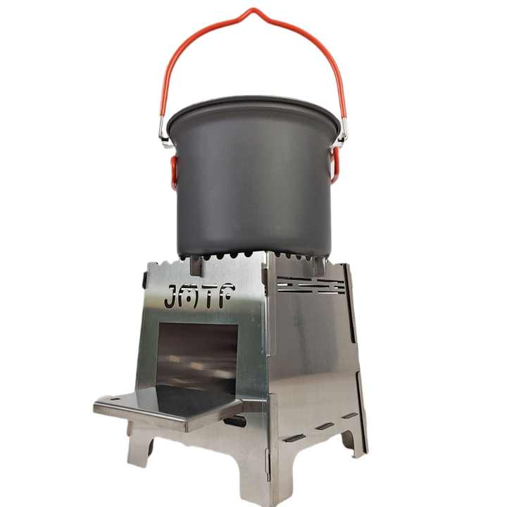 Most Popular Stainless Steel Camping and Hiking Stove. 