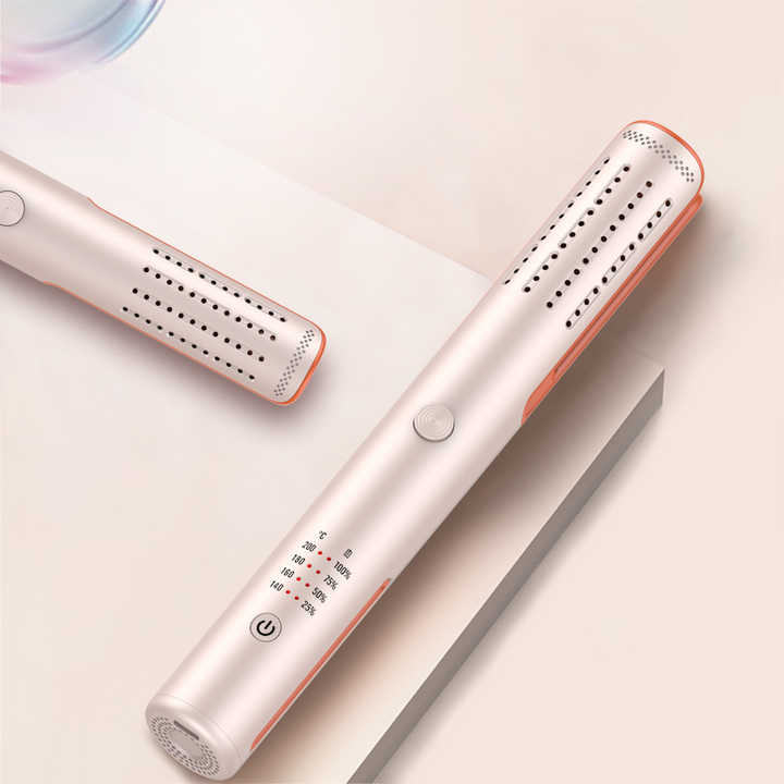 USB Powered Rechargeable Cordless Hair Straightener 