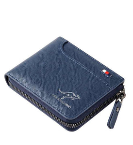 Designer Slim Leather Men's Wallet, RFID Blocking 