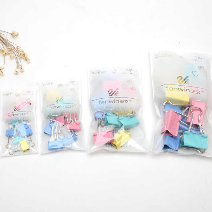 Tenwin Desk Stationery Binder Clips 