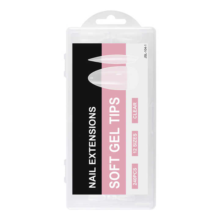 transparent artificial nails 