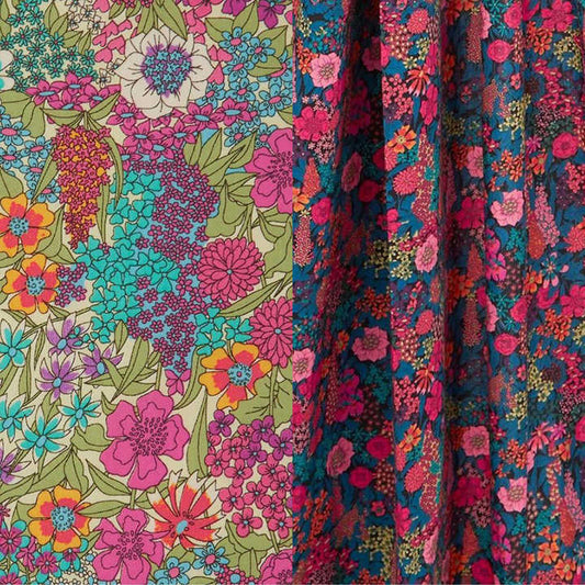 Floral Tana Lawn Cotton Fabric for Dress - Custom Designs Accepted Digital Printing 