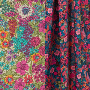 Floral Tana Lawn Cotton Fabric for Dress - قبول التصاميم المخصصة الطباعة الرقمية