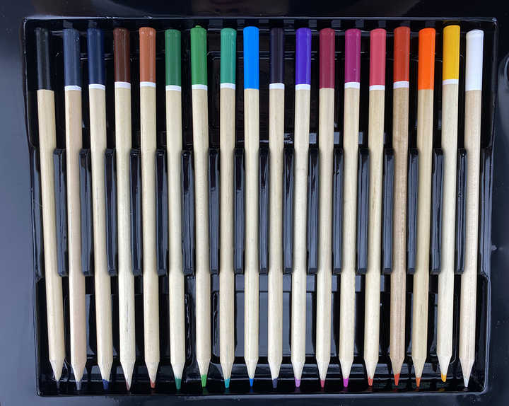 Art Supply 88 Piece Deluxe Artist Studio Creative Wood Box Set Painting and Sketching Set 