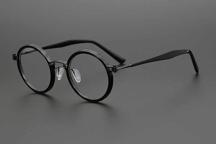 Handmade Wholesale Titanium Acetate Eyeglasses Frame 