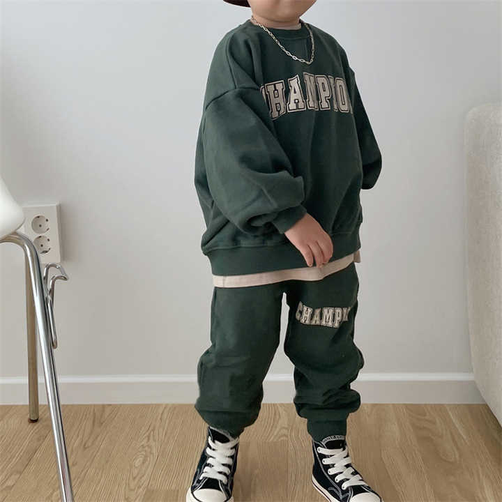 Boys' trousers, boys' clothing, sweater and trousers 