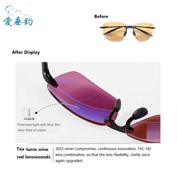 Men's sunglasses without