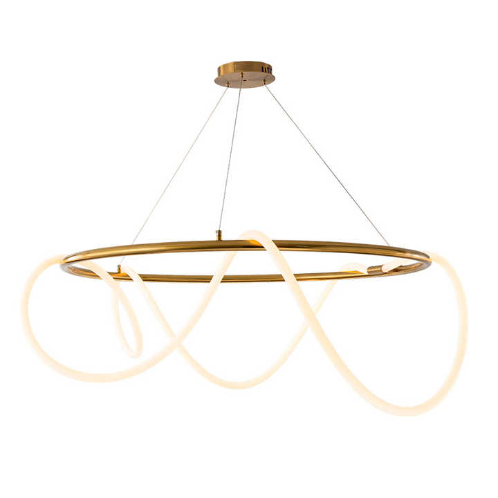 Linear chandelier wall lamp in gel 