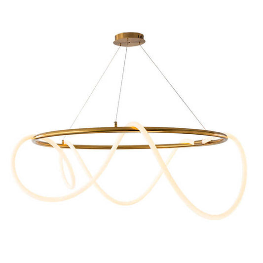 Linear chandelier wall lamp in gel 