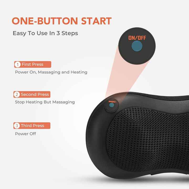 Back Muscle Pain Relief Device - New Product 2025 Shiatsu Back and Neck Massager 