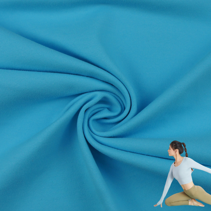 Recycled ribbed fabric made from spandex rib 