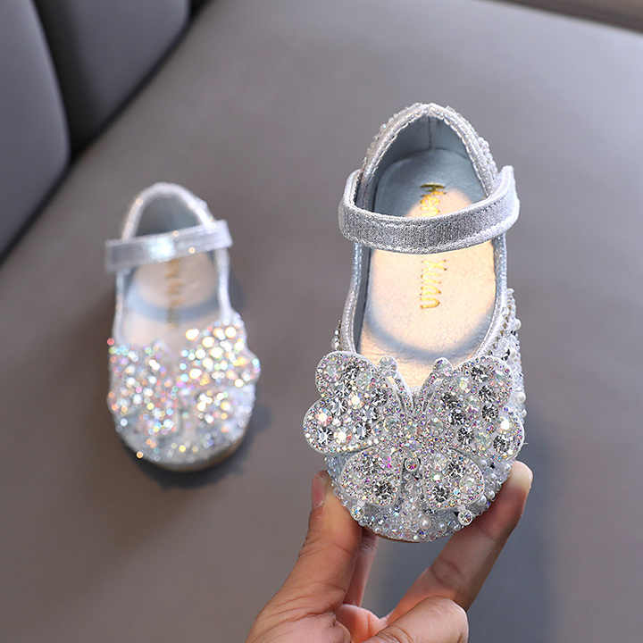 Girls Sequin Flat Shoes 