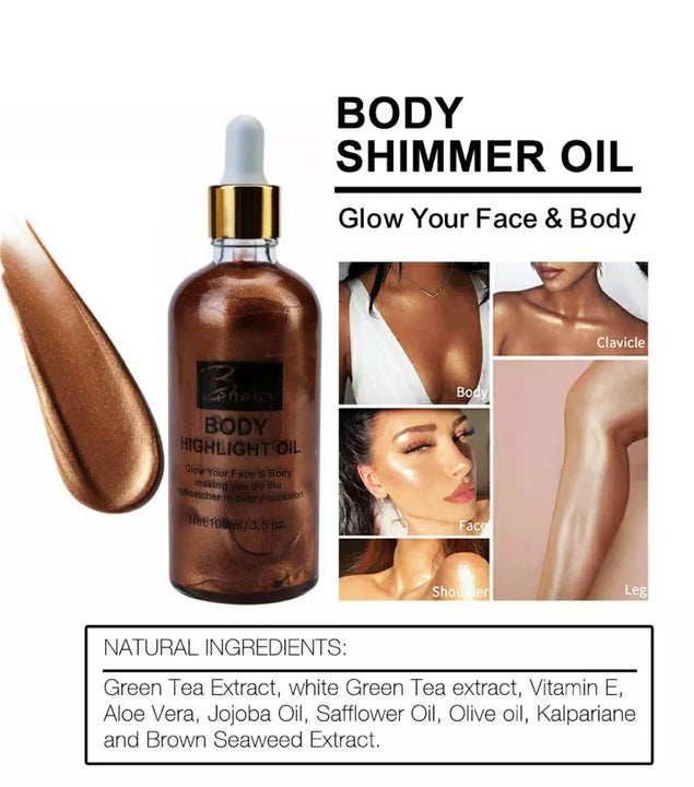 Tanner for Face Cream Shimmering Sunless Tan لوشن تسمير الجسم العضوي الخاص