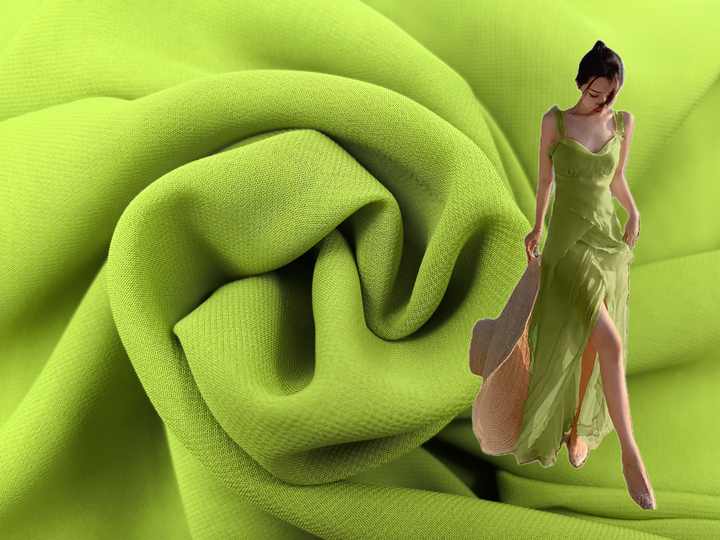 High Quality 75D Chiffon Fabric for Dresses 