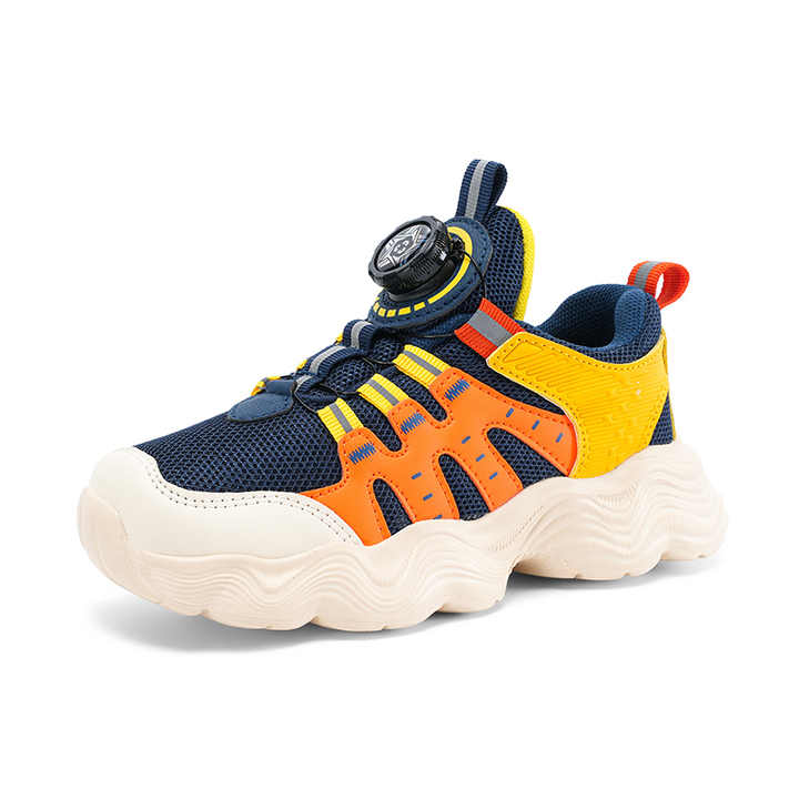 New model children's sports shoes children's barefoot shoes 28-40 full size for boys and girls in school fast lace lightweight 