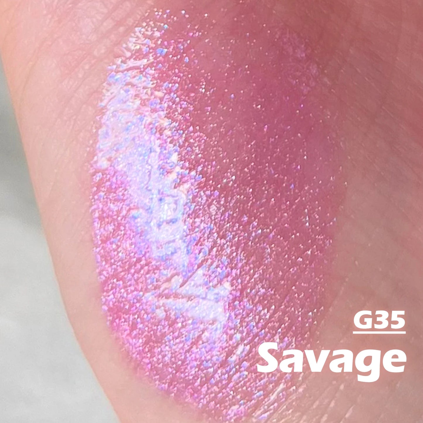 Cute White Gradient Color Cosmetic Tube Matte Liquid Lipstick 