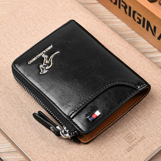 Original Men's Business Fashion, Men's Money Bag, Zipper 