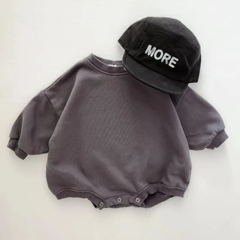 Baby Girl Boy Sweatshirt Romper Toddler 