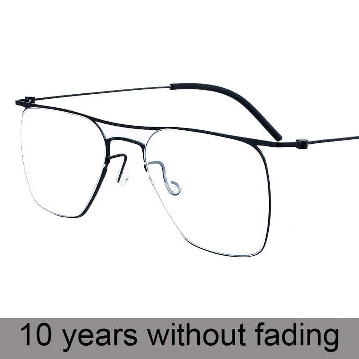 Ultralight titanium eyeglass frame 