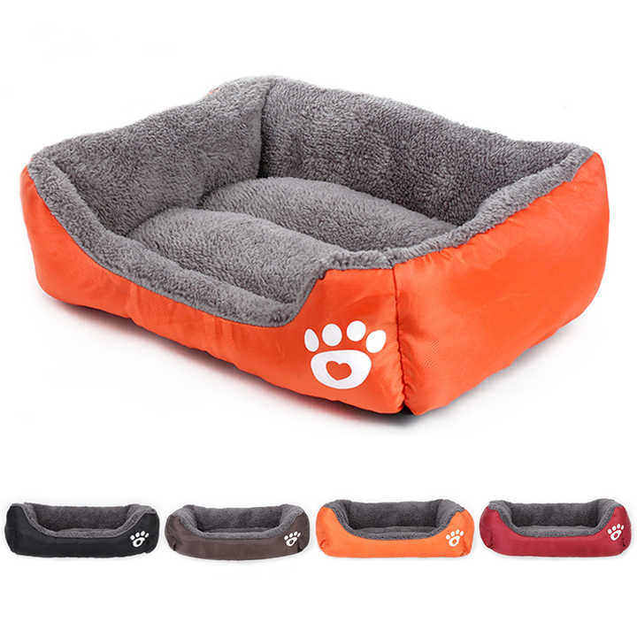 كبير متوسط الكلاب القطط للماء مكافحة زلة أسفل الحيوانات الأليفة سرير لينة أريكة سرير كلب- مفارش