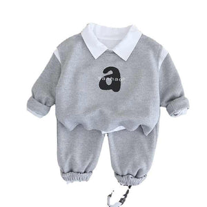 Boys' stylish three-piece pants set 