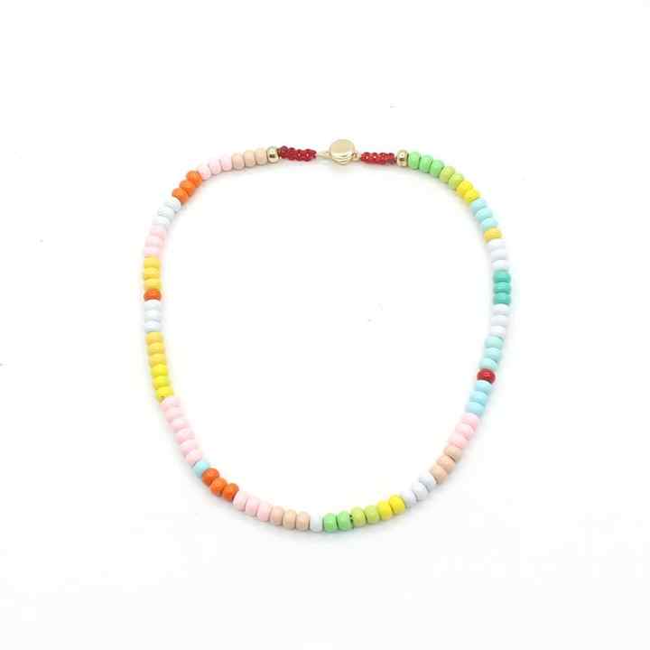 Children's Accessories Handmade Enamel Bead Star Necklace 