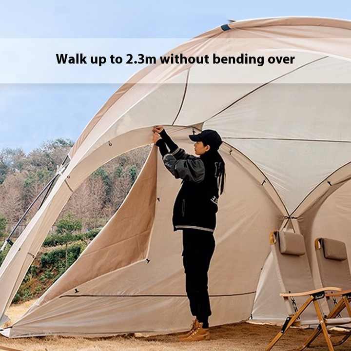 Factory Wholesale Oxford Fabric Large Sun Protection Dome Canopy Spherical Awning Style Outdoor Camping Dome Tent