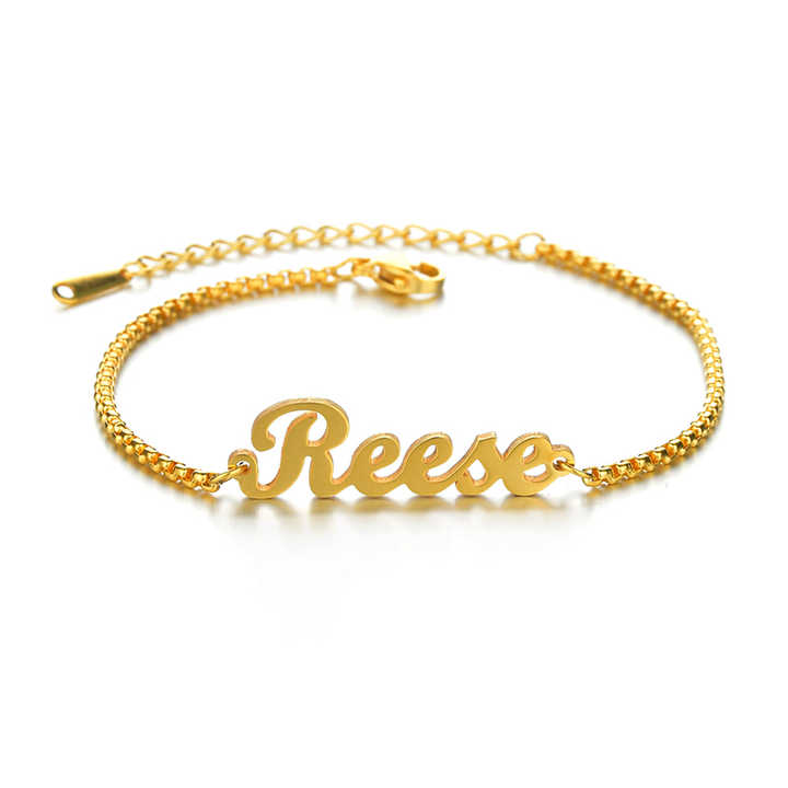 Custom Baby Accessories Stainless Steel Baby Name Bracelets 