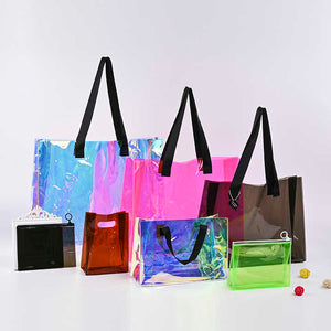 -Transparent carrying bag