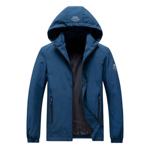 جاكيت بومبر رجالي كاجوال بتصميم عتيق مع غطاء . Men's Casual Vintage Bomber Jacket with Hood and