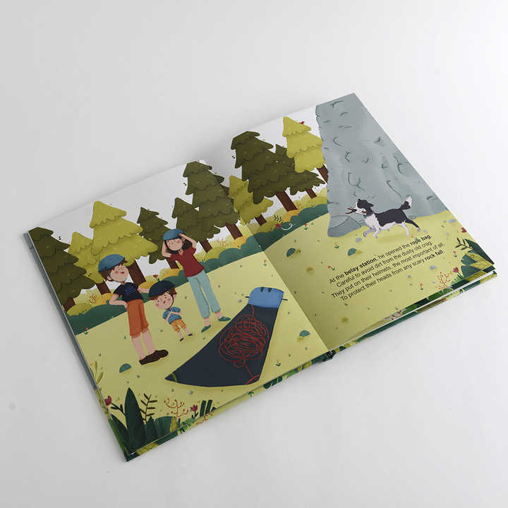 طباعة كتاب أطفال بغلاف مقوى عالي الجودة . High Quality Hardcover Children's Book Printing