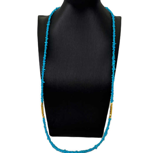 long turquoise necklace 