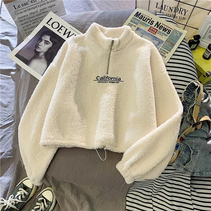 Thick cropped hoodie 