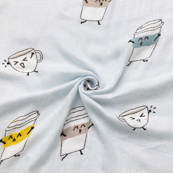 Muslintree Wholesale Cute Printed Baby-بطانية أطفال مطبوعة